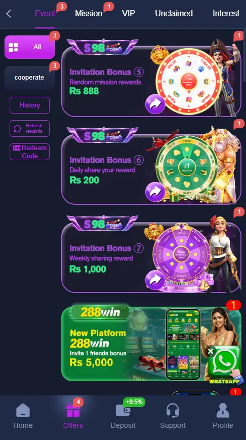 s98 app