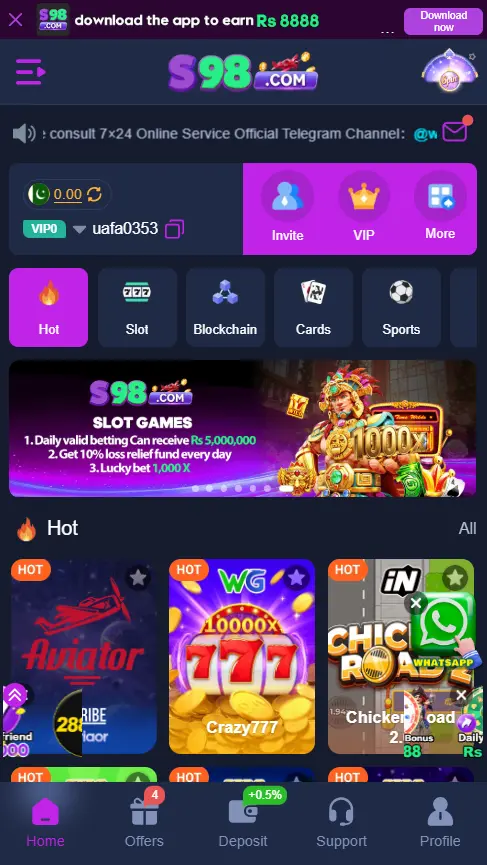 s98 game app